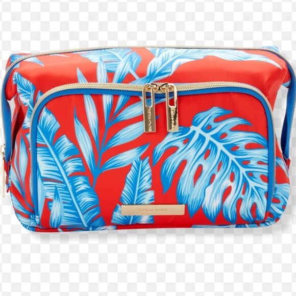 Tartan & Twine Tropical Vibe Double Zip Cosmetic Bag - Picture 2 of 8